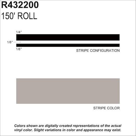 Sharpline Converting MS, 1/2" X 150'; New Pewter Metallic R432200